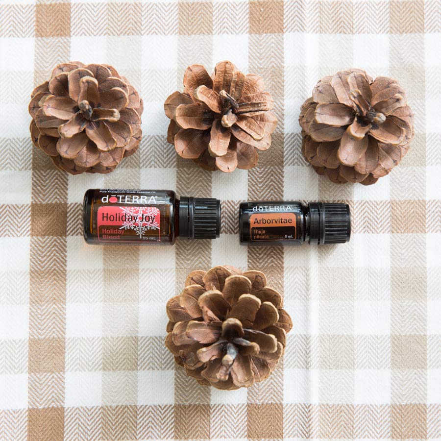 about holiday joy and arborvitae dōterra essential oils trafficking flyers