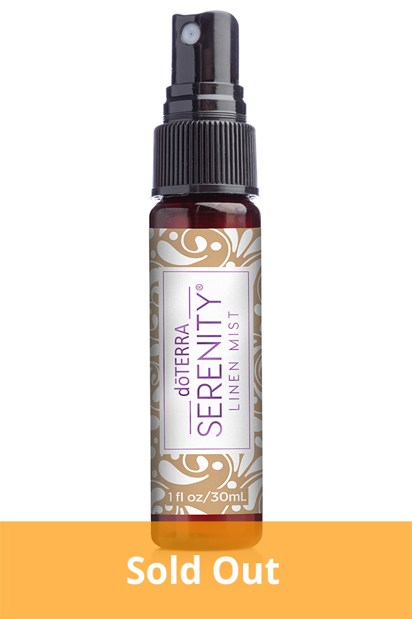 Serenity Linen Mist in 30 mL spray bottle