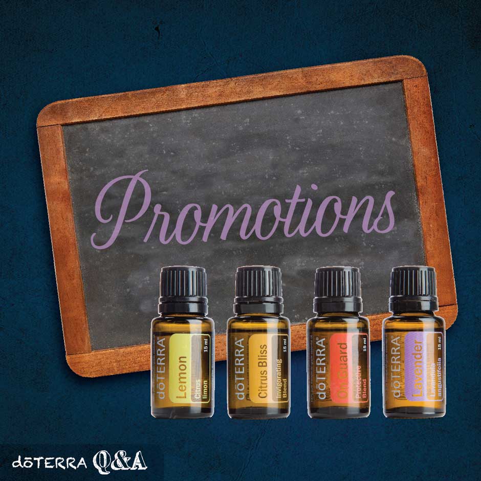 promotions q amp a dōterra essential oils doterra university