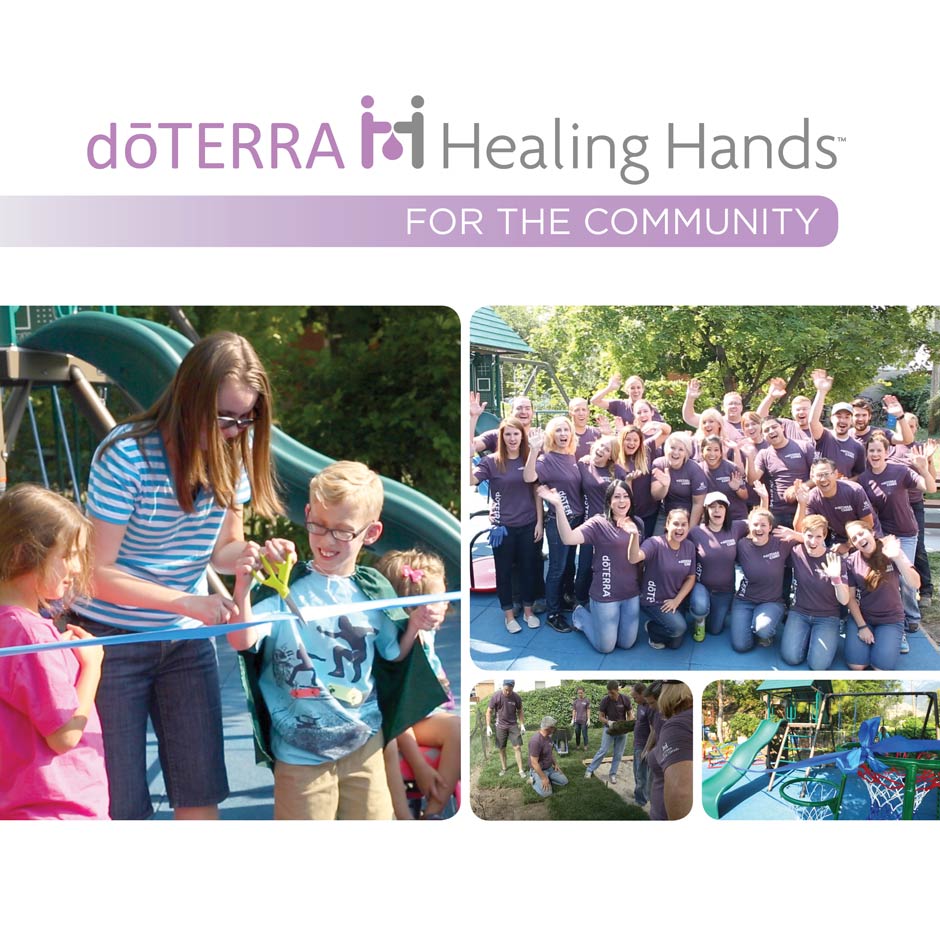 doterra healing hands for the community dōterra how to make business flyers for free